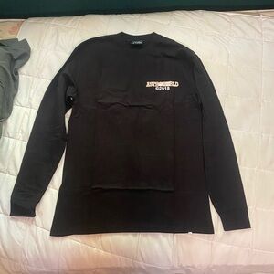 Travis Scott Black Long Sleeve Tee “Astroworld”